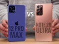 iPhone 12 Pro Max vs Samsung Galaxy Note 20 Ultra (Ảnh: Youtube)