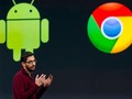 Sundar Pichai, phó chủ tịch cấp cao của Android, Chrome và Apps của Google Inc., phát biểu trong Hội nghị các nhà phát triển Google I / O (Ảnh: CNBC)