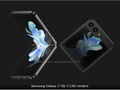 Rò rỉ hình ảnh CAD của Galaxy Z Flip 5 với phần màn hình phụ được thiết kế hoàn toàn mới (Ảnh: Gizmochina)