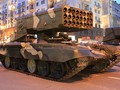 Hệ thống pháo phản lực Tos-1 Buratino của Nga bắn đạn nhiệt áp có sức hủy diệt khủng khiếp