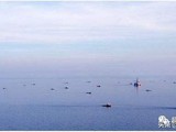 Các tàu công vụ Việt Nam và Trung Quốc trên vùng biển gần Tư Chính. (Ảnh: Sohu)