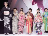 Lý Nhã Kỳ mặc Kimono làm vedette trong show của nhà thiết kế Nhật Bản