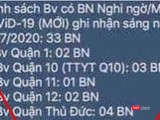 TPHCM: Phong tỏa block 2B, chung cư Thái An 2 vì có người về từ Đà Nẵng nghi nhiễm COVID-19 ảnh 5 HCDC bác thông tin danh sách BV có người mắc COVID-19 xôn xao mạng xã hội