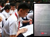 Phát hiện đề thi Toán vào lớp 10 giống hệt đề thi thử 