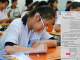 Tiếp tục phát hiện đề thi Văn tuyển sinh lớp 10 giống hệt đề kiểm tra
