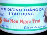 Thu hồi kem dưỡng trắng da 3 tác dụng sữa non ngọc trai vì không đạt chuẩn
