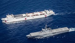 Sáng 28/7, đội tàu Hải quân Nhật Bản và Hoa Kỳ đã rời Đà Nẵng, chính thức khép lại chương trình Đối tác Thái Bình Dương 2016 (PP16) sau 14 ngày hoạt động với nhiều sự kiện quan trọng