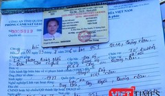 Một trường hợp tài xế sử dụng bằng lái giả để điều khiển phương tiện bị phát hiện
