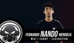 Nando, game thủ bị mất smartphone vừa mới gia nhập Execration hồi tháng 1/2017.