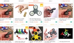 Spinner giá rẻ bán tràn lan trên mạng.