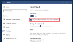 Với vài thao tác đơn giản, bạn có thể thiết lập Windows 10 tự động vô hiệu hóa touchpad ngay sau khi người dùng kết nối chuột với máy tính.