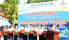 Lễ khai trương sản phẩm du lịch "Chợ quê Tiên Phước"