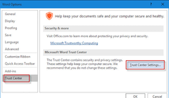 Hãy mở Microsoft Office, bấm vào biểu tượng chương trình để cài đặt ngăn chặn 