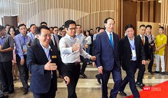 Chủ tịch nước Trần Đại Quang tại buổi tổng duyệt công tác phục vụ Tuần lễ Cấp cao APEC tại Đà Nẵng