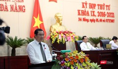 Sáng 8/11, Chủ tịch UBND TP Đà Nẵng Huỳnh Đức Thơ đã có thư cảm ơn toàn thể người dân, cán bộ, chiến sĩ đã đồng hành cùng TP trong việc khắc phục hậu quả bão số 12 phục vụ tốt sự kiện APEC.