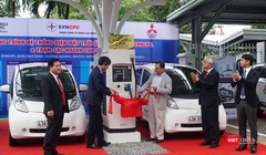 Sáng 20/11, Tổng công ty Điện lực miền Trung (EVNCPC) đã đưa vào sử dụng trạm sạc ô tô điện tại TP.Đà Nẵng vào hoạt động