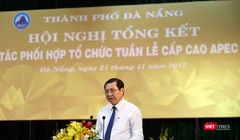 Chủ tịch UBND TP Đà Nẵng Huỳnh Đức Thơ đã đọc thư cảm ơn của Chủ tịch nước Trần Đại Quang gửi đồng bào, đồng chí và chiến sĩ thành phố Đà Nẵng