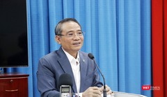 Bí thư Thành ủy Đà Nẵng Trương Quang Nghĩa tại buổi gặp mặt với các cán bộ lão thành cách mạng Câu lạc bộ Thái Phiên diễn ra chiều 3/1