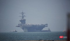 Sau 5 ngày lưu lại Đà Nẵng, ngày 9/3, đội tàu sân bay Hải quân Mỹ-USS Carl Vinson (CVN-70) đã rời Đà Nẵng, chính thức khép lại chuyến thăm tốt đẹp TP Đà Nẵng trong 5 ngày.