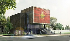 Công trình Nhà trưng bày Hoàng Sa đã hoàn thành và dự kiến sẽ khánh thành trong vài ngày tới.