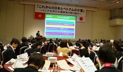 Hội thảo "Điều dưỡng Việt Nam và Nhật Bản trong tương lai” với sự nỗ lực đào tạo Điều dưỡng tại Đại học Đông Á do Học viện điều dưỡng Nanakamado và Đại học Đông Á đồng tổ chức với sự tham gia của hơn 80 cơ sở y tế tại Hokkaido và sự hiện diện của đại diện