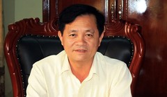 Ông Lê Văn Sơn, Phó Bí thư Quận ủy, Chủ tịch UBND quận Cẩm Lệ (ảnh Đinh Nga CAĐN)