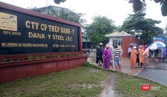 Một lần người dân bao vây nhà máy thép Dana-Ý.