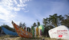 Trong khuôn khổ sự kiện Festival du lịch biển Tam Kỳ 2019, UBND TP Tam Kỳ sẽ khôi phục lại Dự án tranh vẽ nghệ thuật trên thuyền thúng Tam Thanh tại làng nghệ thuật cộng đồng Tam Thanh.