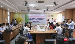 Tiến sĩ Nguyễn Thị Anh Đào, Chủ tịch HĐQT Trường ĐH Đông Á phát biểu chào mừng Hội thảo DSBFI 2019 diễn ra tại Đà Nẵng