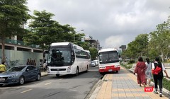 Từ ngày 1/8, Đà Nẵng sẽ tiến hành xử phạt các trường hợp xe chở khách trên 16 chỗ đậu đỗ tại một số tuyến đường trung tâm TP.