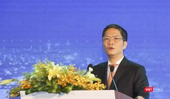 Ông Trần Tuấn Anh - Bộ trưởng Bộ Công Thương phát biểu khai mạcdiễn đàn Logistics Việt Nam 2019 lần thứ 7 (VLF 2019) diễn ra tại Đà Nẵng