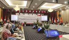 Quang cảnh phiên khai mạc Hội nghị thường niên lần thứ 13 và Hội nghị hẹp lần thứ 5 Kênh II Mạng lưới các Viện nghiên cứu Quốc phòng và An ninh ASEAN (NADI) diễn ra sáng 3/3 tại Đà Nẵng