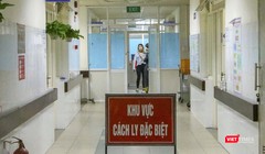 Khu vực cách ly điều trị bệnh nhân COVID-19