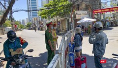 Khu vực dân cư xung quanh 3 bệnh viện tại trung tâm TP Đà Nẵng bị phong tỏa, cách ly