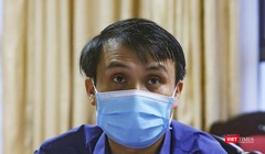 Bác sĩ nội trú Bùi Văn San - Khoa Tâm thần (Bệnh viện Bạch Mai) - thành viên của Tổ bác sĩ tâm lý tại TP Đà Nẵng 