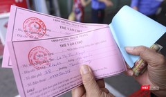 Phiếu đi chợ được phát cho người dân Đà Nẵng