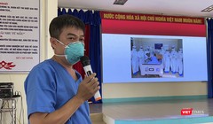 Bác sĩ Trần Thanh Linh - Phó trưởng Khoa Hồi sức cấp cứu, Bệnh viện Chợ Rẫy chia sẻ về công tác điều trị đối với bệnh nhân 581