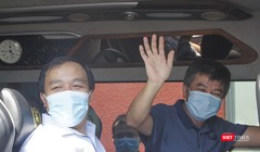 Bác sĩ Trần Thanh Linh - Phó trưởng Khoa Hồi sức cấp cứu, Bệnh viện Chợ Rẫy chào tạm biệt Đà Nẵng.