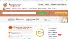 Cổng dịch vụ công trực tuyến tỉnh Quảng Nam