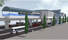 Phối cảnh nhà ga tuyến metro số 5 giai đoạn 2
