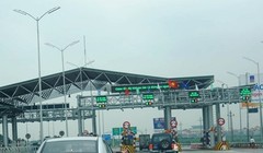 Trạm thu phí Km152+080 QL1 dự án cải tạo, nâng cấp QL1 đoạn Hà Nội – Bắc Giang.