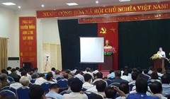 Buổi công bố Dự thảo Kết luận thanh tra diễn ra tại Trụ sở UBND huyện Mỹ Đức, Hà Nội.