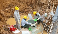 Đến nay đường ống nước sông Đà số 1 đã vỡ 21 lần. (Ảnh minh họa, nguồn internet).