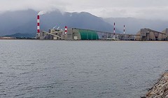 Bãi xỉ lấn biển của Formosa. Ảnh: VnExpress