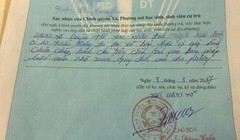 Ông Nguyễn Đăng Huấn, Chủ tịch UBND xã Duyên Hà đã ký xác nhận vào sơ yếu lý lịch của công dân V.A (Ảnh Vietnamnet).