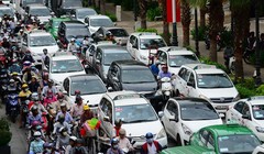 Nhiều tuyến phố Hà Nội sẽ cấm taxi theo khung giờ. (Ảnh Vietnamnet).