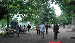 Dự án "Xây dựng, cải tạo, chỉnh trang khu vực xung quanh Hồ Hoàn Kiếm" bắt đầu được nghiên cứu từ năm 2010 - Ảnh: Q.V