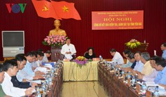 Toàn cảnh buổi làm việc.