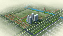 Khu đô thị mới CEO Mê Linh rộng 20,3ha đất được đầu tư xây dựng biệt thự, nhà vườn, nhà liền kề, nhà hỗn hợp - Ảnh: CEO Group.