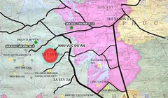 Bản đồ quy hoạch Khu du lịch Tản Viên - Ảnh: Dân trí